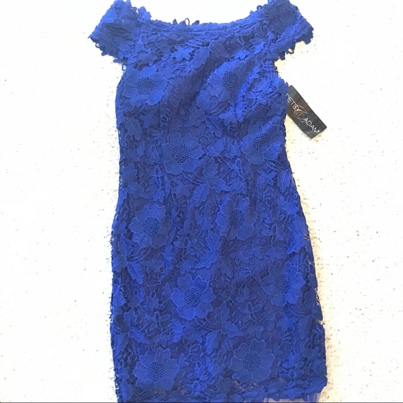 Betsy & Adam Dresses & Skirts - NWT Royal Blue Lace Dress